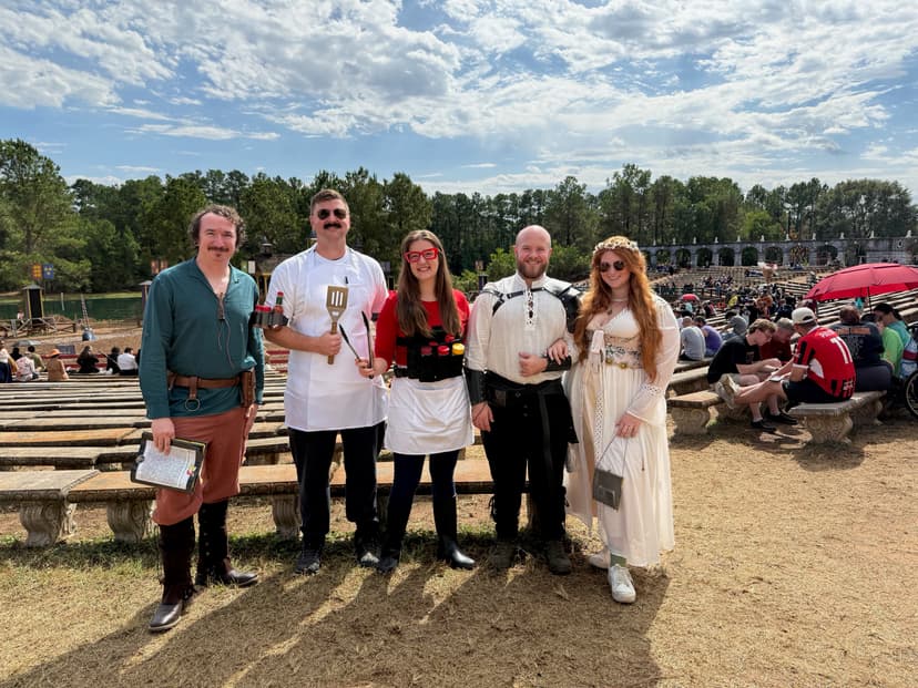 OpenClique clique at the Renaissance Festival